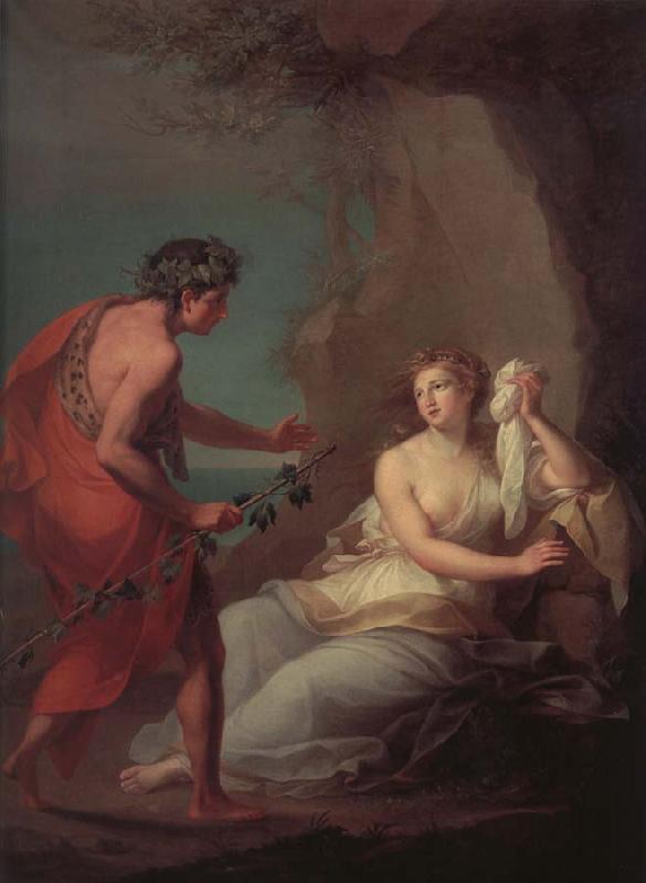 Angelika Kauffmann Bacchus entdeckt die von Theseus Verlasene Ariadne auf Naxos oil painting image